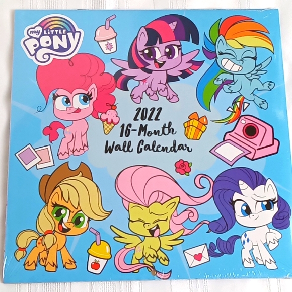 My Little Pony Office My Little Pony Wall Calendar 6 Months 222